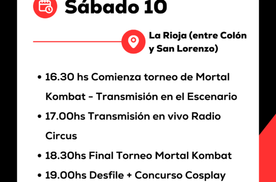 Sábado 10 de Agosto La Rioja